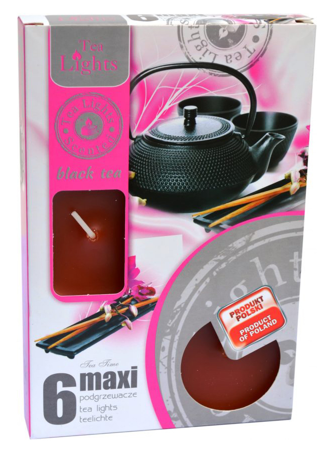 Admit Svíčky Maxi 6ks Black Tea (8set/bal)