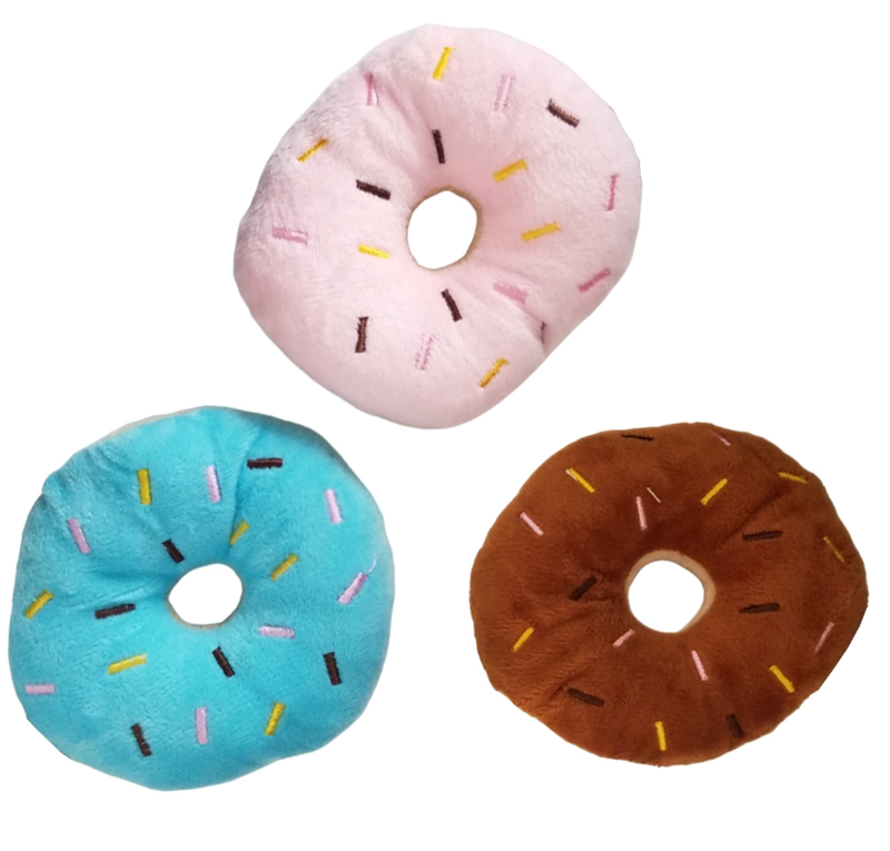 Hračka pro psy - donut mix barev (12ks/bal, 360ks/krt)
