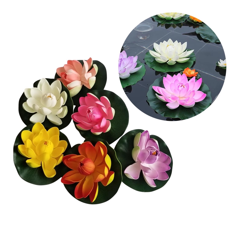 Hoa sen mix màu 15cm