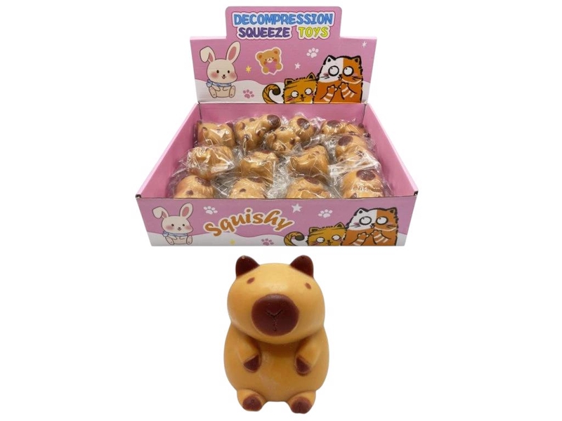 Zvířátko mačkací Capybara (12ks/bal)