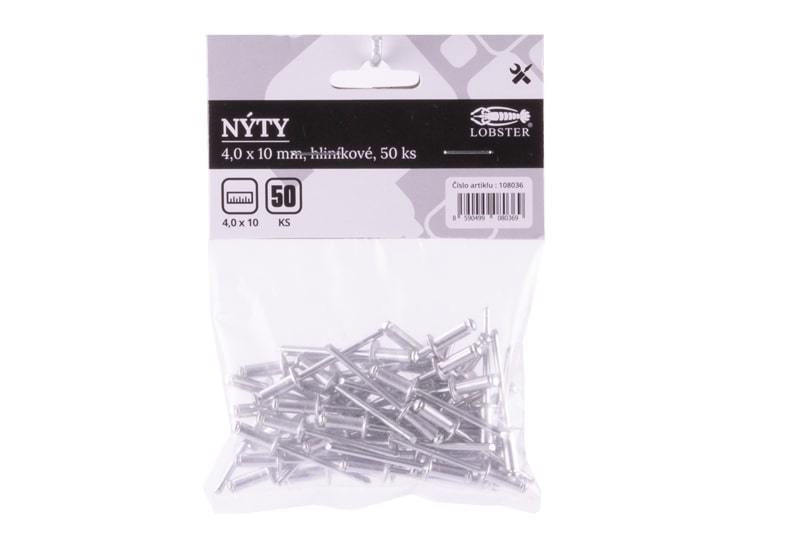 Nýty LOBSTER 4x10mm 50ks 
