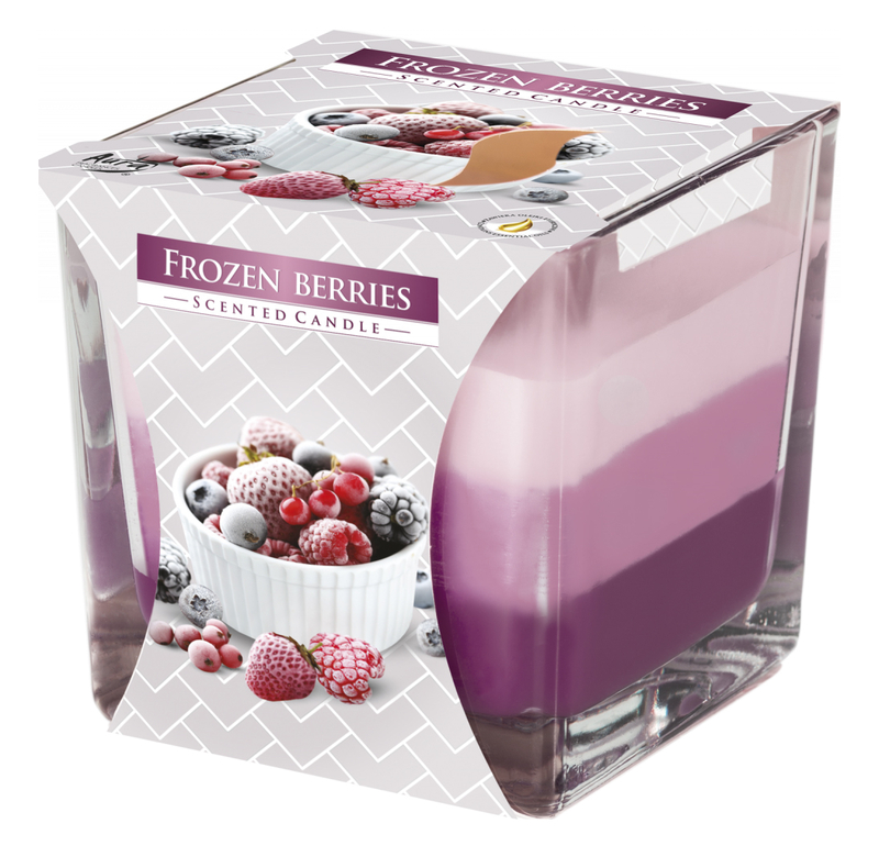 Bispol Svíčka ve skle Frozen Berries (6ks/bal)