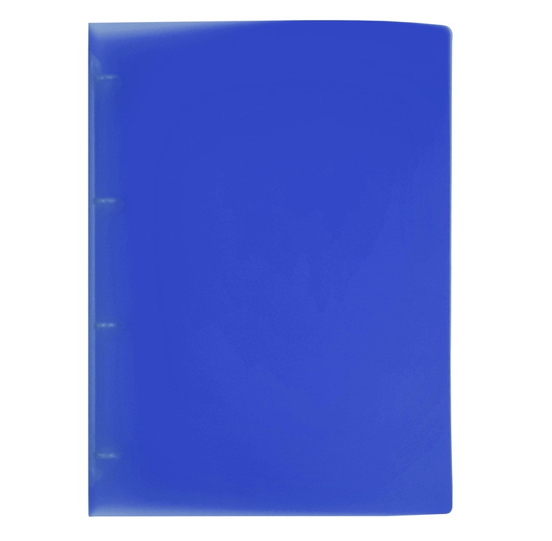 Pořadač A5 PP Elegance modrá, 4 kr. (10ks/bal)