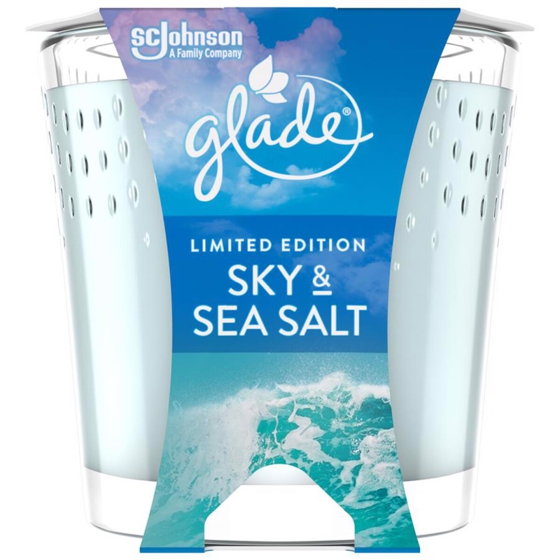GLADE  Svíčka 129g Sky&Sea-Salt (6ks/bal)