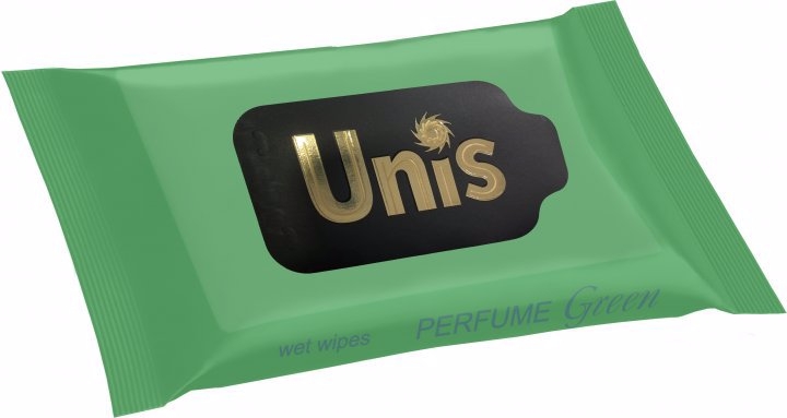 UNIS vlh.ubrousky anti.rozl.Parfume  Green 15ks (36bal/krt)
