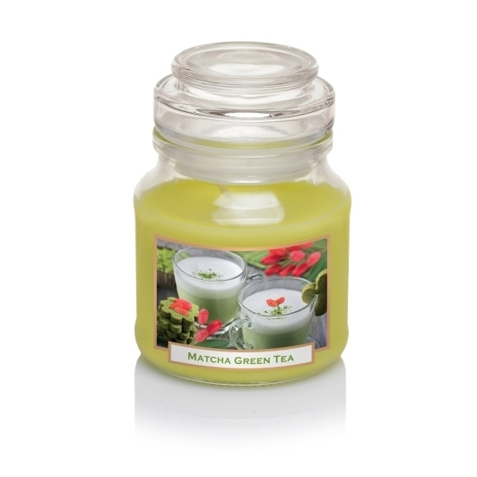 Bartek Svíčka sklo 130g Green tea pudding (12ks/bal)