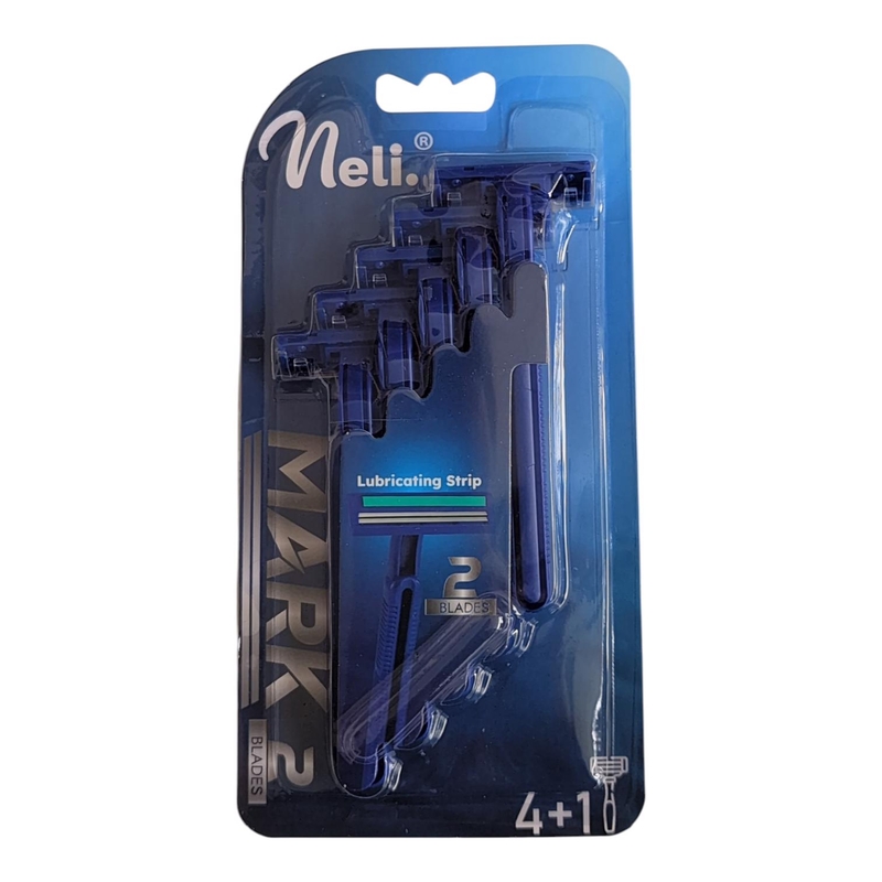 Žiletky NELI MEN 4+1, 2 břity (144/krt)