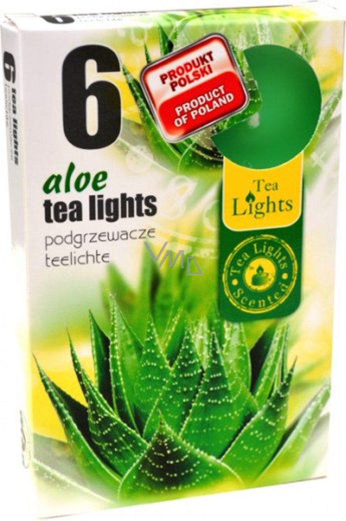 Admit Čajové svíčky 6ks Aloe Vera (15set/bal, 45set/krt)