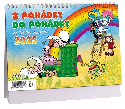 Stolní kalendář 2025 ARIA C 230×160mm - Z pohádky do pohádky (10/bal)