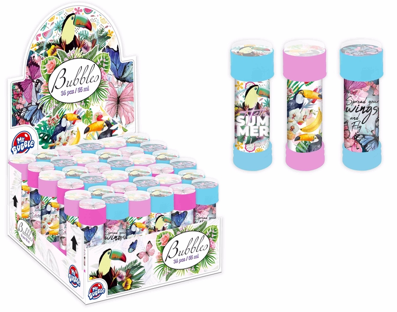 Bublifuk 55ML - TUKAN/MOTÝL (36/bal)(288/krt)