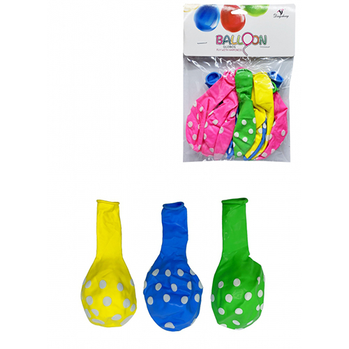 Balónky 31cm-10ks puntík (12/bal)