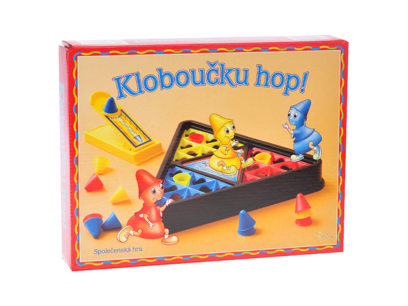 Společenská hra Kloboučku hop! v krabičce
