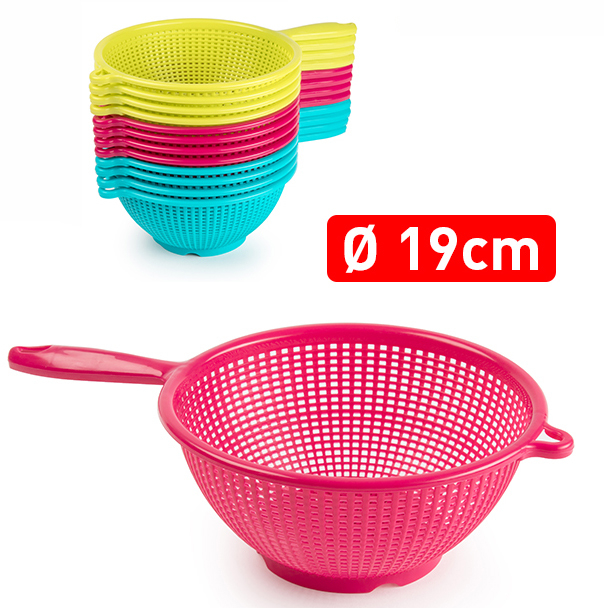 Plastic Forte Cedník s madlem 19 cm (12/bal)