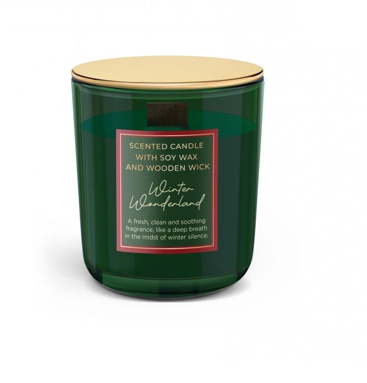 Bartek Svíčka sklo 150g Winter Wonderland (12ks/bal)