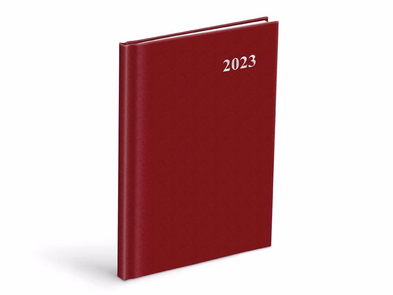 MFP Diář týdenní 2023 PVC Red 14,8cm x 21cm