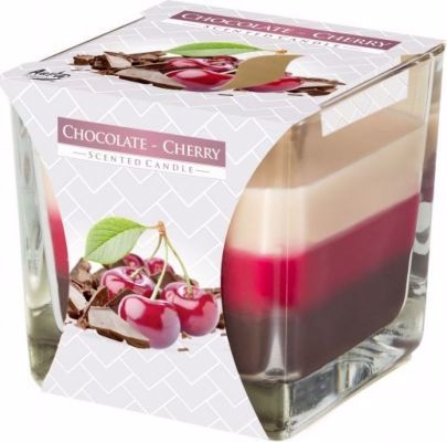 Bispol Svíčka ve skle Chocolate Cherry (6ks/bal)