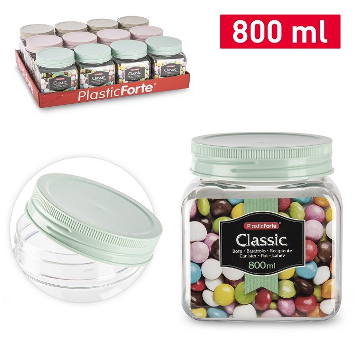 Plastic Forte Dóza na potraviny 800 ML SURT VRM CLASSIC (12ks/bal)