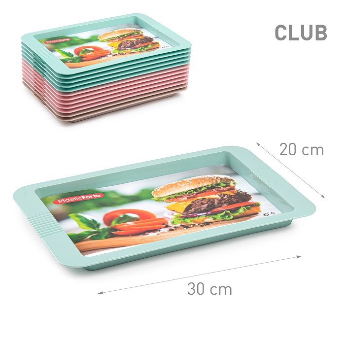 Plastic Forte Podnos Club 20x30cm (12ks/bal)