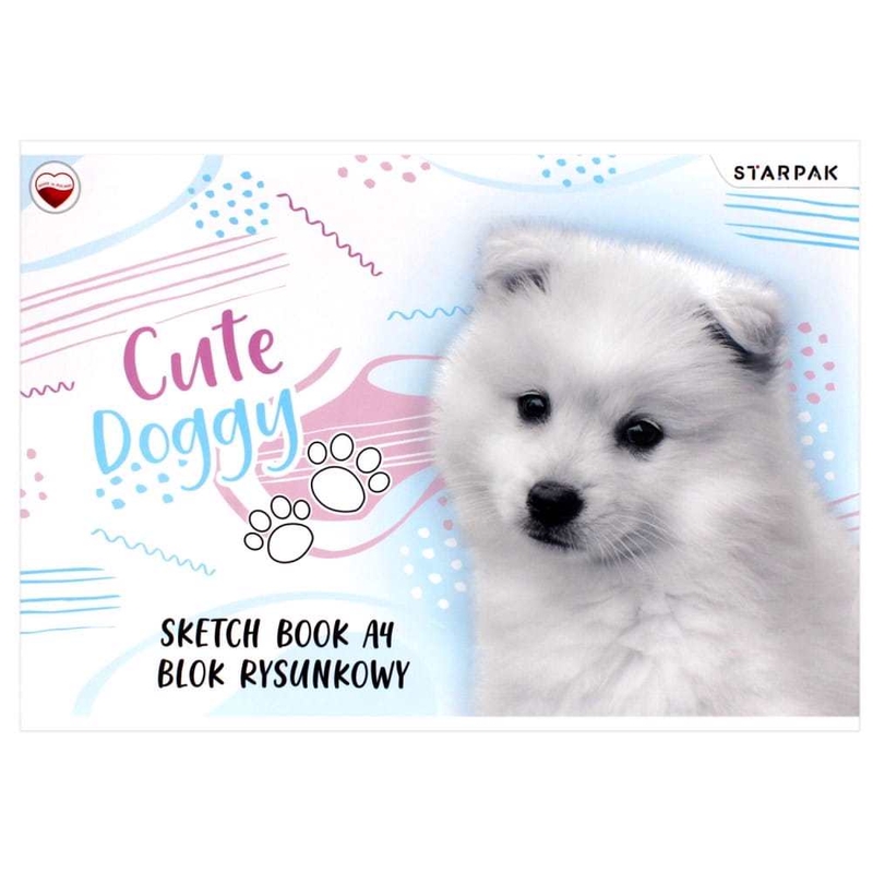 Skicák A4 Cute Dog (20ks/bal)
