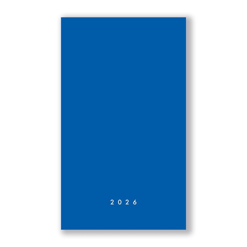 Diář týdenní 2026 100x170mm - Modrá (10ks/bal)