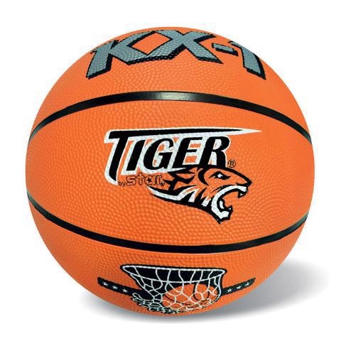 Míč nafoukací basketbalový TIGER 31cm v síťce 