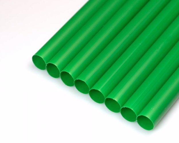 Plastová brčka znovupoužitelná Jumbo 250x8mm 150ks Zelená (40bal/krt)