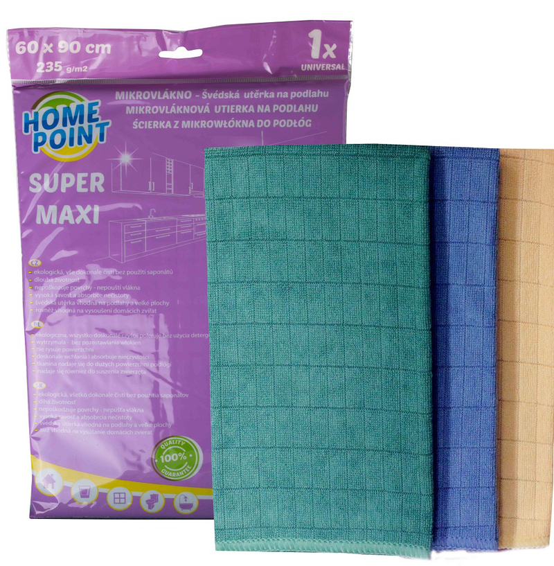 Mikrovlákno 60x90cm 235g (12ks/bal) (60ks/krt)
