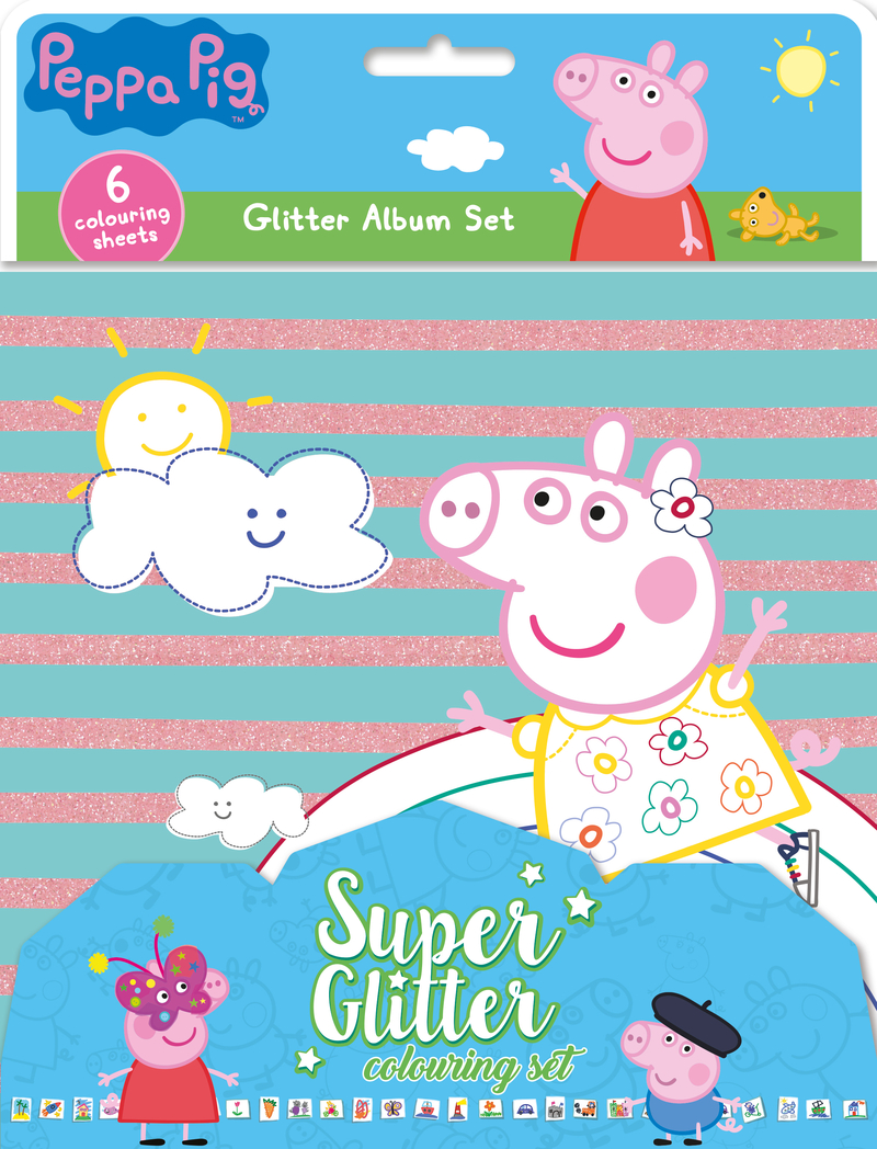 Třpytivé omalovánky - Peppa Pig
