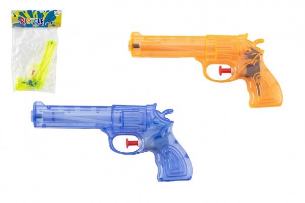 Vodní pistole plast 17cm 3 barvy v sáčku (240/480)