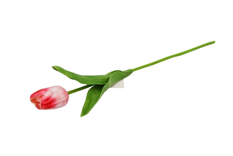 Tulipán svazek pěnový 30cm růžový (10ks/bal)