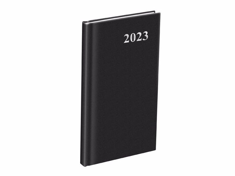 MFP Diář týdenní 2023 PVC Black 90x170 mm