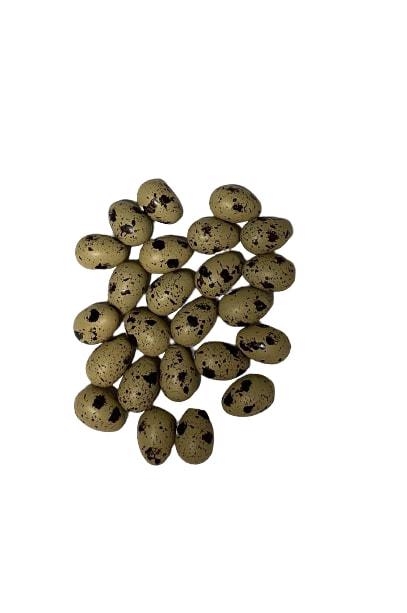 Vejce křepelčí plast 3,5cm/24ks