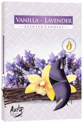 Bispol Vonné svíčka 6ks Vanila Lavender (12set/bal)