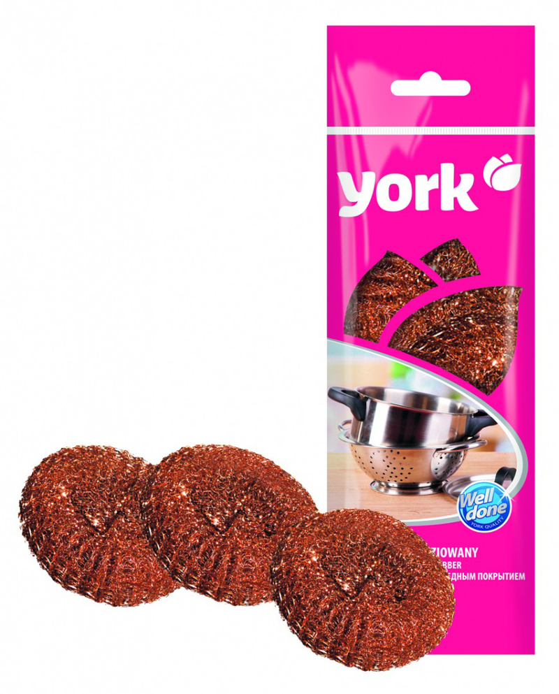 YORK Drátěnka mědená 3ks