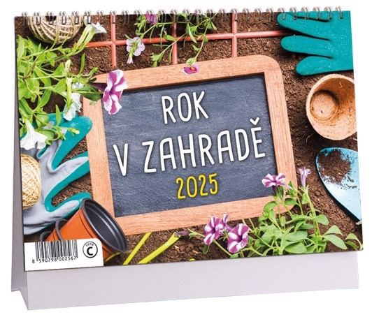 Stolní kalendář 2025 ARIA C 230×160mm - Rok v zahradě (10/bal) 80/krt