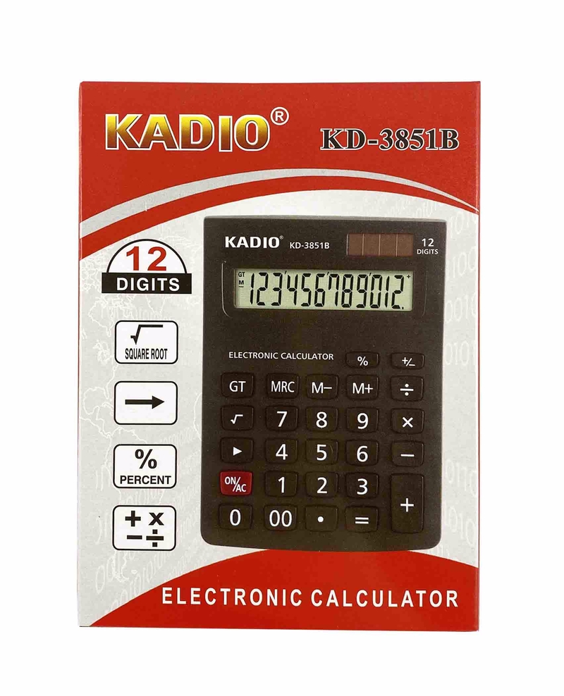 Kalkulačka KADIO - KD-3851B (180ks/krt)