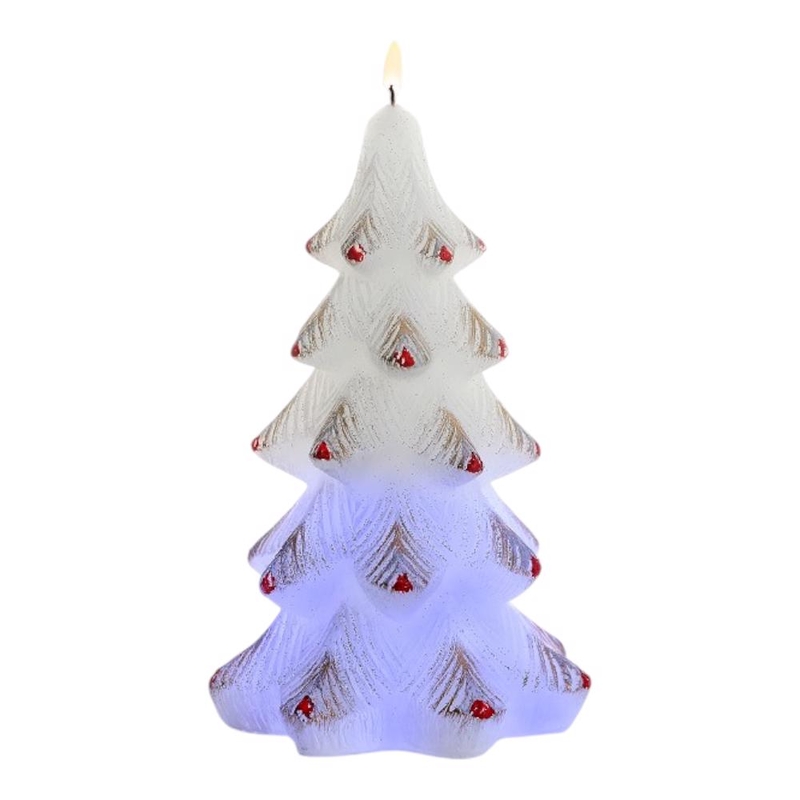 Svíčka Wonderland Tree dioda Stromeček 100x150 bílá