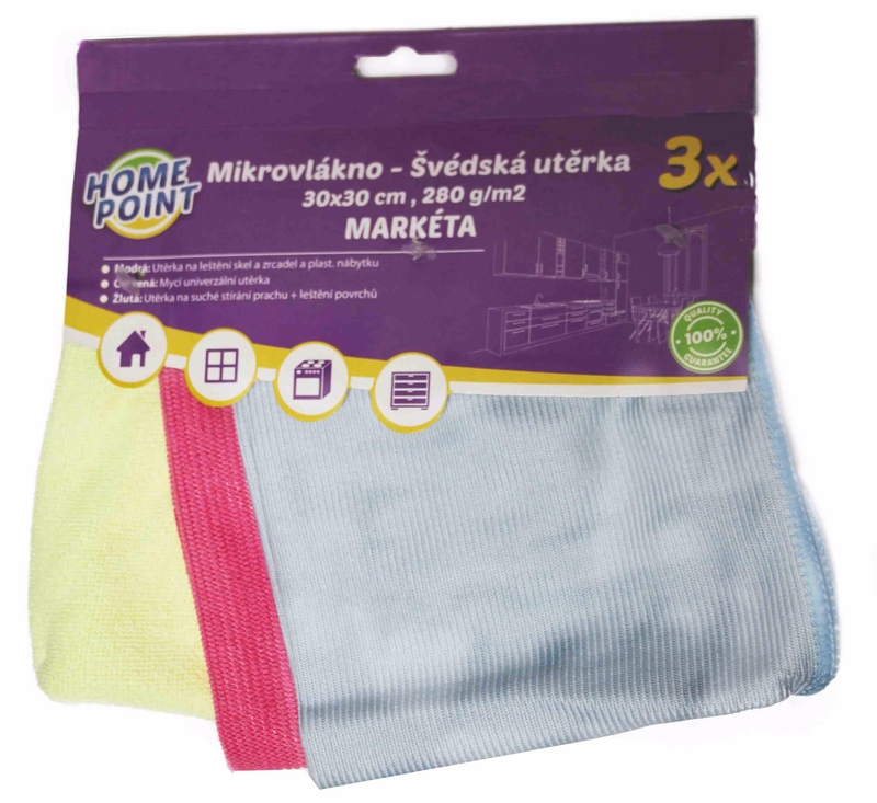 Univerzální utěrka Markéta 280g 3ks (24set/bal) (192set/krt)