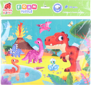 Pěnové puzzle - dinosauři