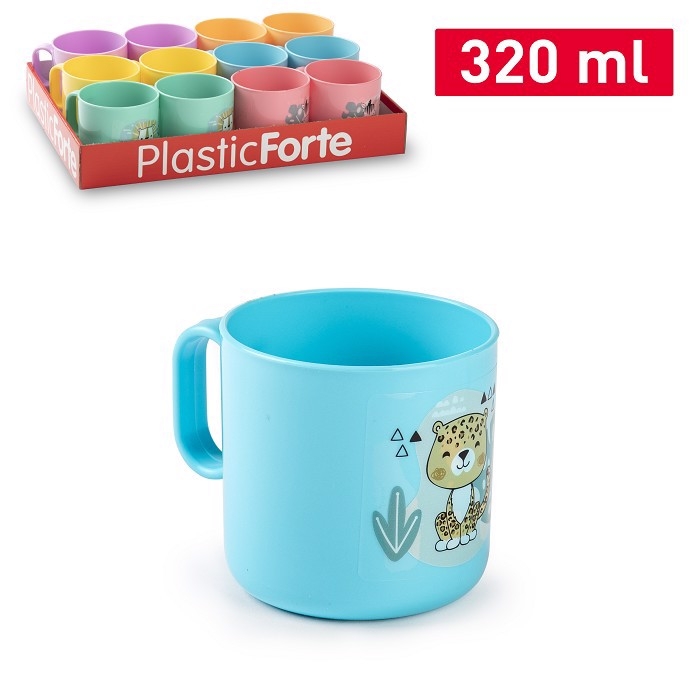 Plastic Forte Hrnek DINO DECO STDO SWEET 320ml  (12ks/bal)