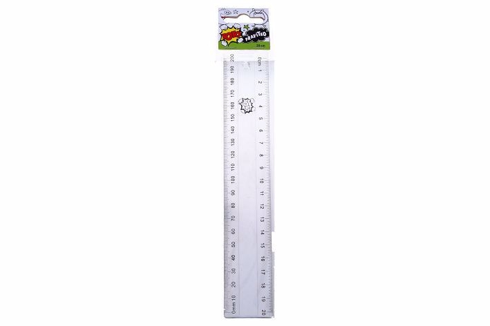 Pravítko 20cm transparent (50ks/bal)