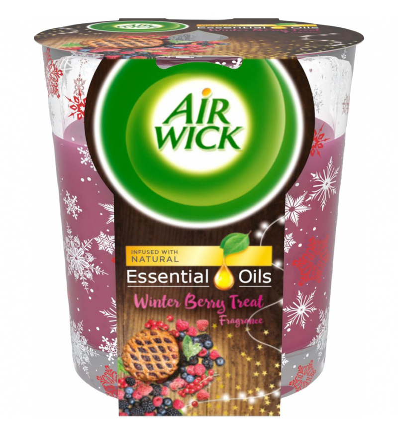 AIRWICK Svíčka Tesla 2D 105g MERRY BERRY (6ks/bal)