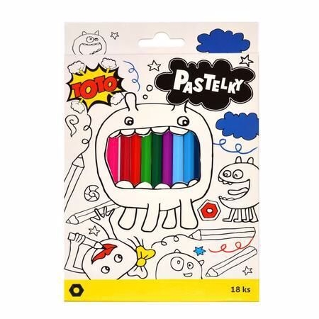 Pastelky 18ks 20,3x13x1cm (160bal/krt)