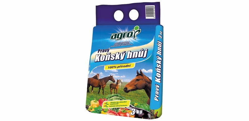 AGRO Koňský hnůj 3kg