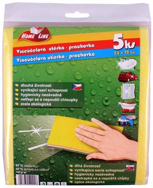 Víceúčelová utěrka - prachovka 5ks (70ks/krt)