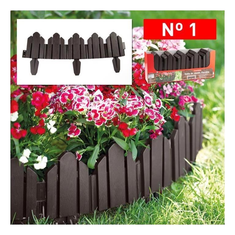 Plastic Forte Flexibilní zahradní obruba č.1 WENGUE (12ks/bal)