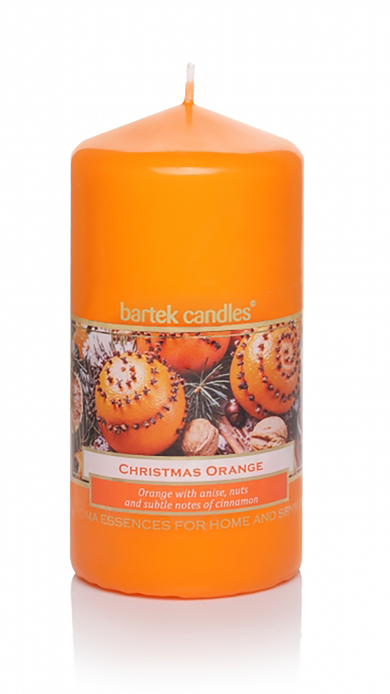 Bartek Svíčka aroma slupek 50x100 Christmas Orange (12ks/krt)