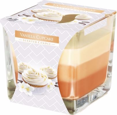 Bispol Svíčka ve skle Vanilla Cupcake (6ks/bal)