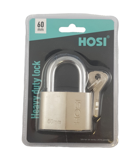 Visací zámek HOSI 60mm (12ks/bal) (72/krt)