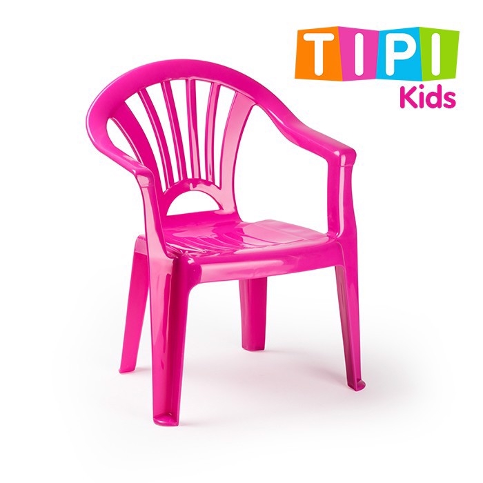 Plastic Forte Dětská židle TIPI Růžová
